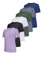 Women's Solid Color Ultralight Quick Dry Sport T-Shirt,Breathable Lightweight  ,Running Gym Compression Shirt - Image 2
