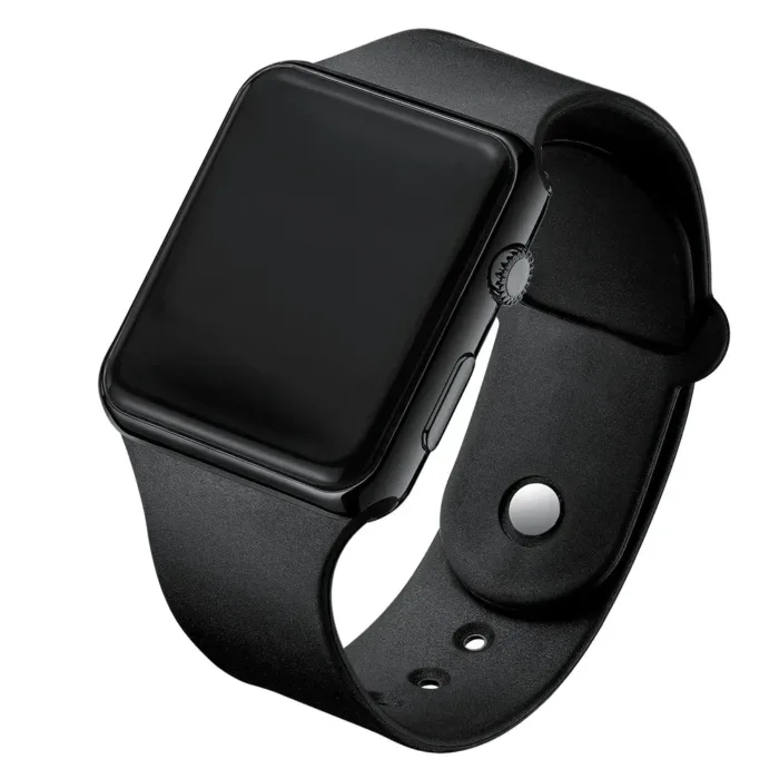 2024 Fashion Sport Digital Watch Women Men Square LED Watches Silicone Belt Electronic Women Digital Watches Clock Montre Femme - Image 3