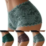 5XL Casual Woman Lace Floral Mesh Lingerie Plus Size Briefs Knicker Underwear Panties Underpants Briefs For Women Clothing - Image 6