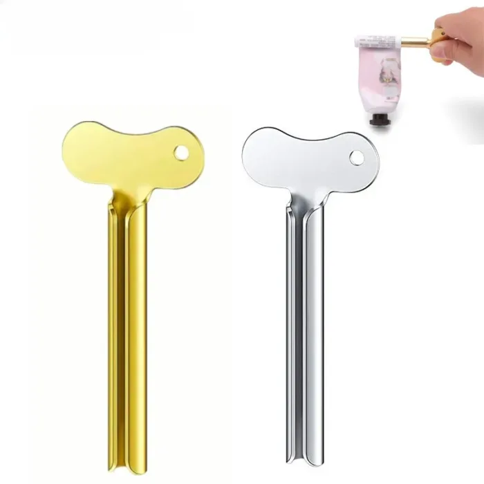 Hairdressing Tools Professional Stainless Steel Squeezer Hair Dye Paste Pigment Toothpaste Squeezers Squeeze Hair Dye Paste - Image 1