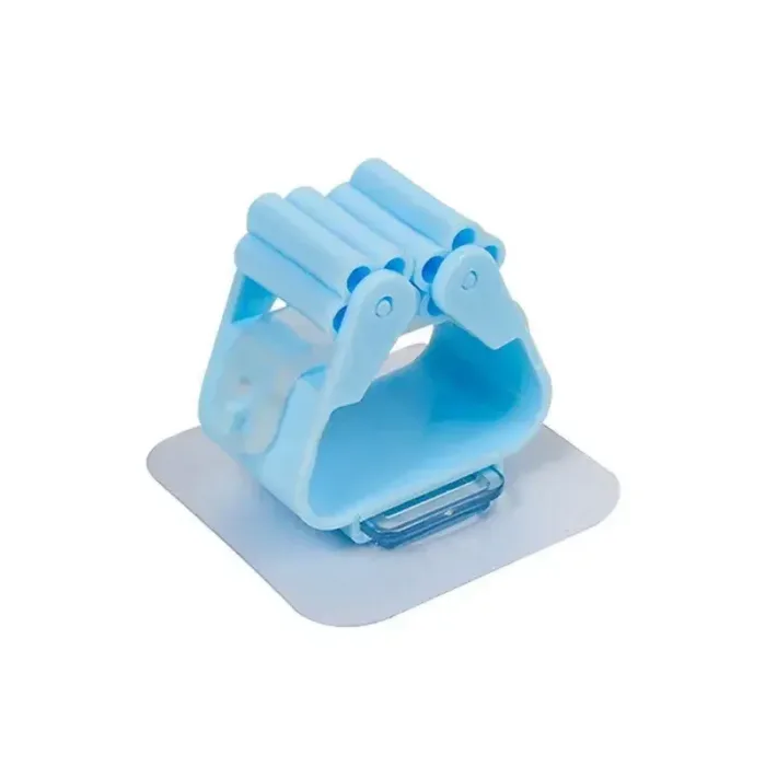 1pcs Punch-free Mop Holder Bathroom Shelf Wall-Mounted Mop Broom Hanger Self Adhesive Hooks Bathroom Storage Home Accessories - Image 10