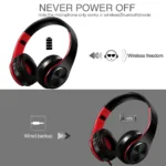 2025 Upgrading Wireless Bluetooth Headphones Stereo Headset Music Sports Overhead Earphone with Mic for Smart Phone TV PC Tablet - Image 3