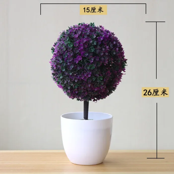 1pc Artificial Plants Bonsai Small Tree Simulation Plants Fake Flowers Table Potted Ornaments Home Decoration Hotel Garden Decor - Image 14