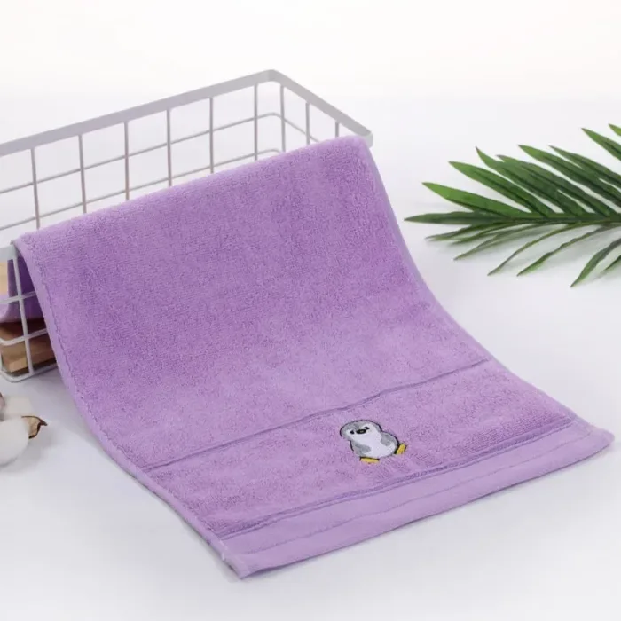 25*50cm Children Towels Baby Face Towel Soft Embroidered Absorbent Cotton Bath Towels for Newborn Kids Handkerchief Shower Stuff - Image 10