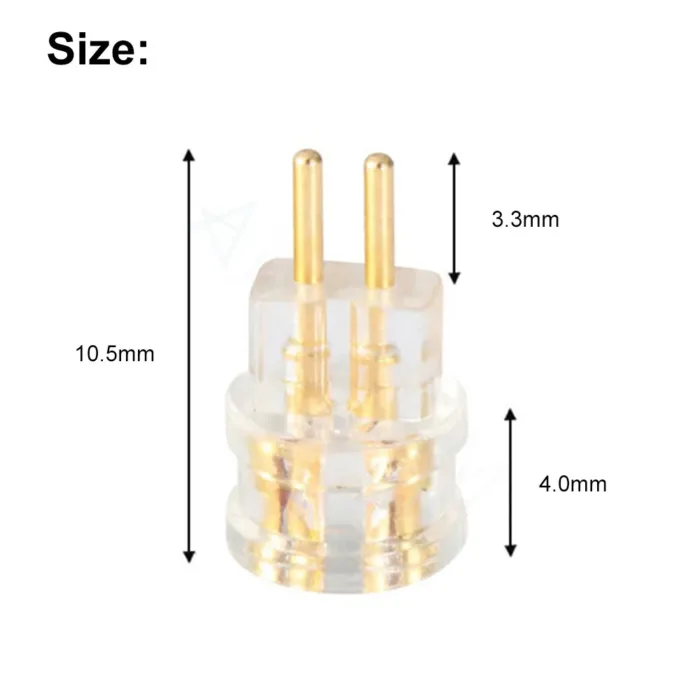 Earphone Jack Adpter MMCX 2Pin 0.78 flat - 2Pin Groove Earphone Protector MMCX TO MMCX For N5005 IE300 IE600 IE900 - Image 4