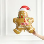 Christmas Decor Balloon Gingerbread Man Christmas Tree Santa Claus Self-Standing Aluminum Balloon New Year Xmas Party Supplies - Image 5