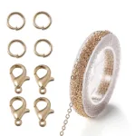 3Meter Alloy Bulk Link Chain With Jump Rings Lobster Clasps Necklace Chains For DIY Jewelry Making Supplie Necklaces Accessories - Image 11
