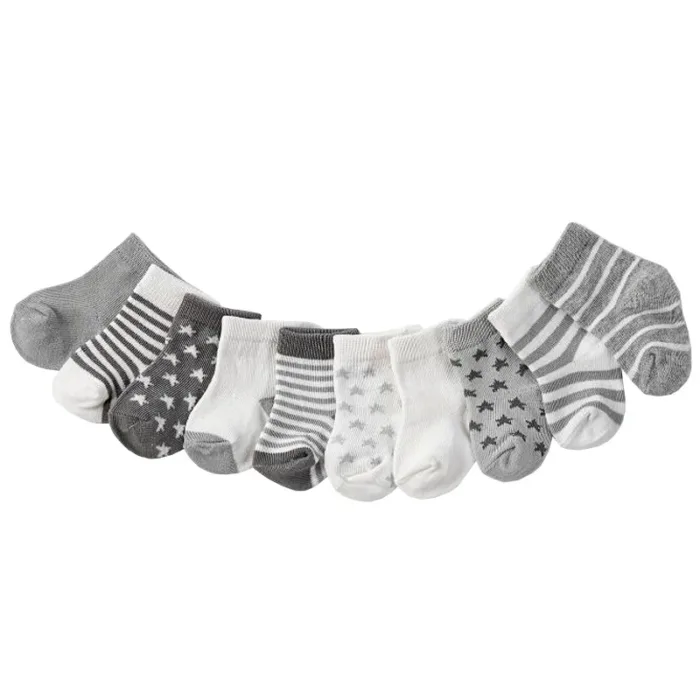 5 pairs/lot New spring and autumn star striped baby socks - Image 5