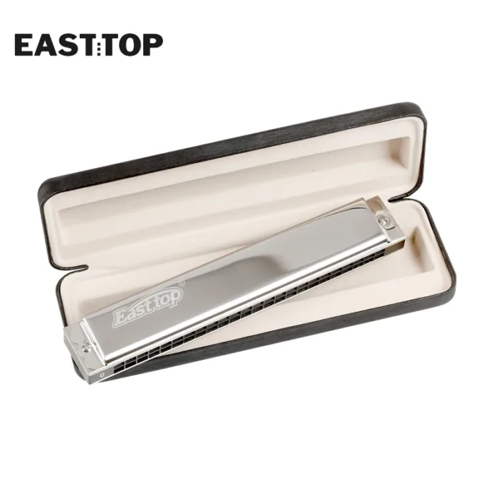 EASTTOP T2403 24-Hole Tremolo Harmonica C Key Good-air Tightness Professional Harmonica Musical Instruments - Image 2