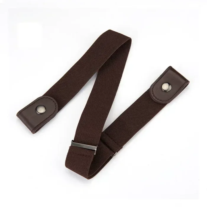 Jeans Elastic Belt Men Denim Belt No Marks Versatile Invisible Elastic Women No Punching Decoration Waistband Inset Style Belts - Image 17