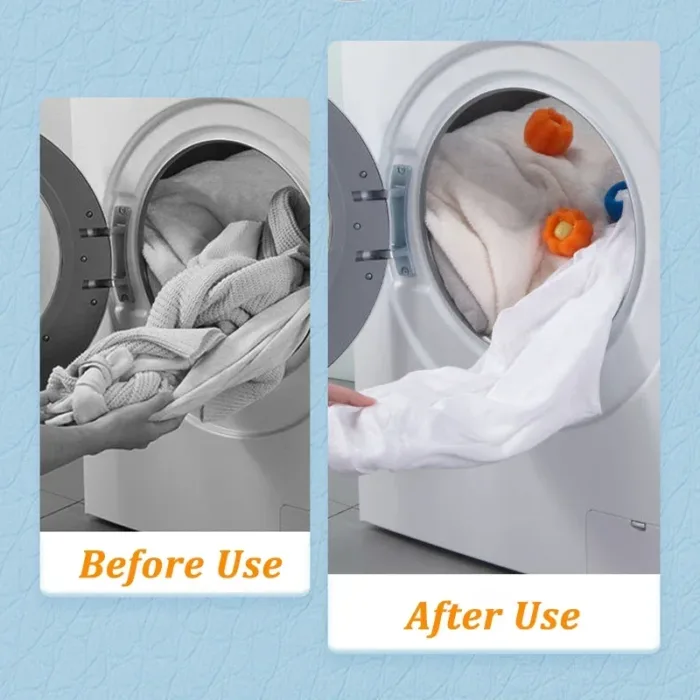 Magic Laundry Ball Kit Reusable Clothes Hair Cleaning Tool Pet Hair Remover Washing Machine Cat Dog Hair Catcher Laundry Ball - Image 5