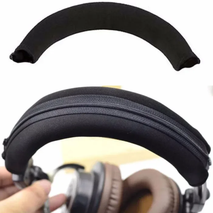 Zipper Headphone Protector Sleeve Cushion Pad Headband For Audio Technica ATH MSR7 M50X M40X M30 M20X - Image 2