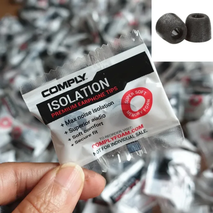 1 Pair T500 T200 Earphone Tips Original Memory Sponge Foam Tips Earplugs Ear Pads for Sony KZ JVC Headset Headphones Accessories - Image 1