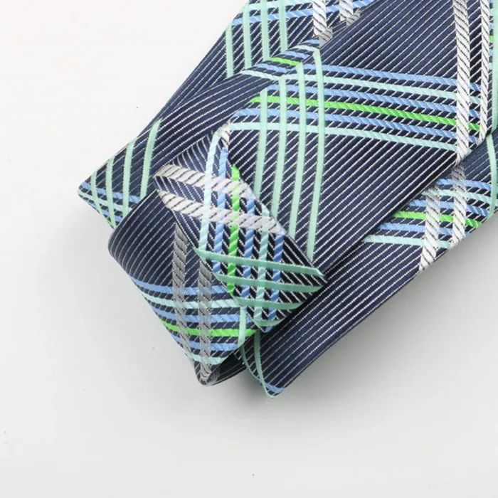 6cm Width Navy Paisley Neck Ties For Men Business Handmade Narrow Soft Polyester Neckties Trendy Fashion Shirt Suit Accessories - Image 3