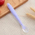 Baby Silicone Soft Spoon Training Feeding Spoons for Children kids Infants Food supplement spoon food grade Temperature Sensing - Image 7