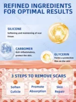 Scar Removal Cream Remove Keloid Surgical Burn Scald Caesarean Section Scars - Image 3