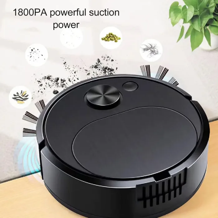 Robot Vacuum Cleaner,Rechargeable Sweeping Vacuuming Mopping  in 1 Intelligent Sweeping Robot for Hard Floor Flat Ground Marble - Image 4