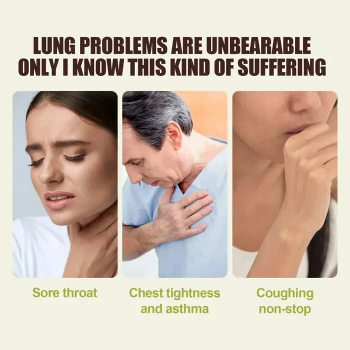 Lung Detox Herbal Cleanser Spray Fresh Breath Relieve Dry Itching Expectoration Cough Inflammation Improve Body Pain Spray 30ml - Image 5