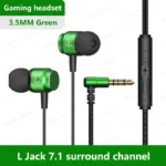 Falcon L Jack Magnetic Suction Wired Gaming Headset HiFi Bass Stereo 3.5mm Type-C Music Headset For Phone Computer Mic Headset - Image 9