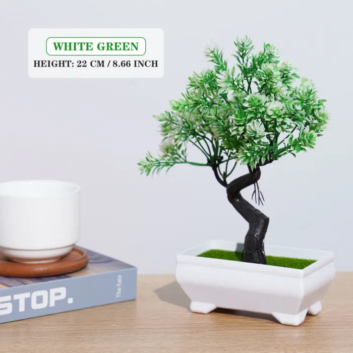 Artificial Plants Bonsai Small Tree Simulation Pot Plants Fake Flowers Table Potted Ornaments for Hotel Garden Home Decor planta - Image 7
