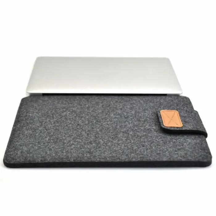 Ultra Thin Portable Laptop Sleeve Case For Macbook Air Pro Retina 11/13/15 inch Wool Felt Soft Bag Cover For Mac book 13.3 inch - Image 4