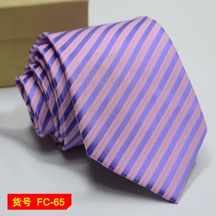 67 Styles Men's Ties Solid Color Stripe Flower Floral 7-8cm Jacquard Necktie Accessories Daily Wear Cravat Wedding Party Gift - Image 46