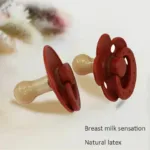 Baby Silicone Super Soft Imitation Breast Milk Real Sense Baby Anti Flatulence Newborn Sleeping Artifact Baby Sleeping Pacifier - Image 3