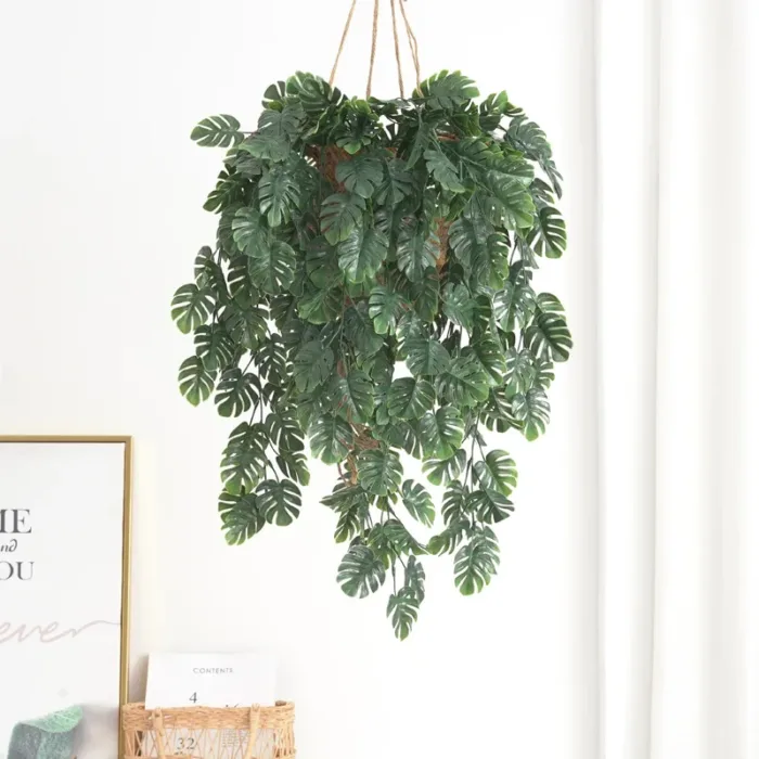 69PCS Chelonian Leaves Artificial Plants Christmas Wedding Garden Rose Arch Home Accessories Decoration Fake Plastic Flowers - Image 3