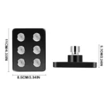 360° Mini-Surround Pressurized Shower Head Large Water Rain Shower Head Showerhead Shower Bathroom Accessories - Image 6