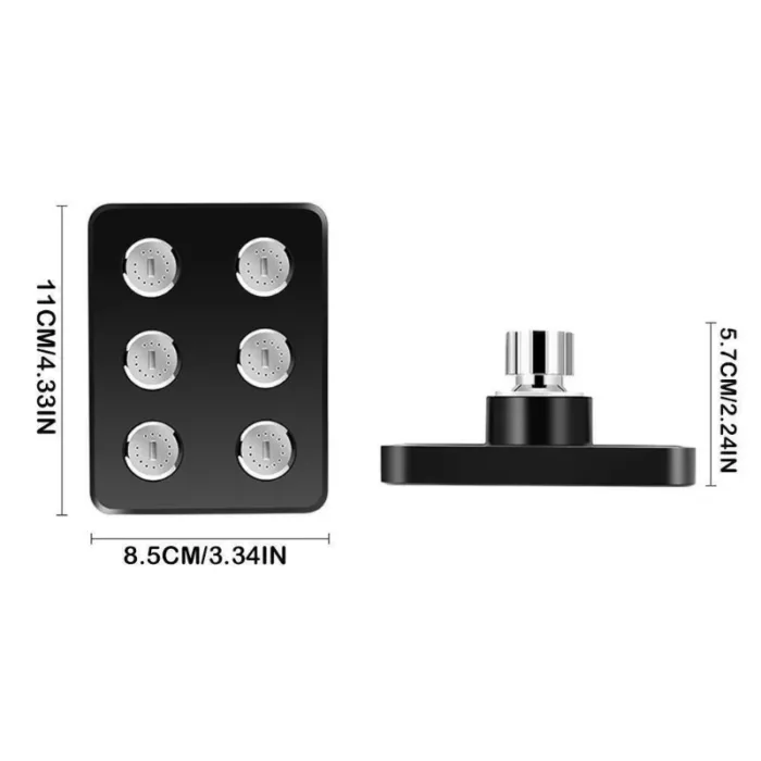 360° Mini-Surround Pressurized Shower Head Large Water Rain Shower Head Showerhead Shower Bathroom Accessories - Image 6