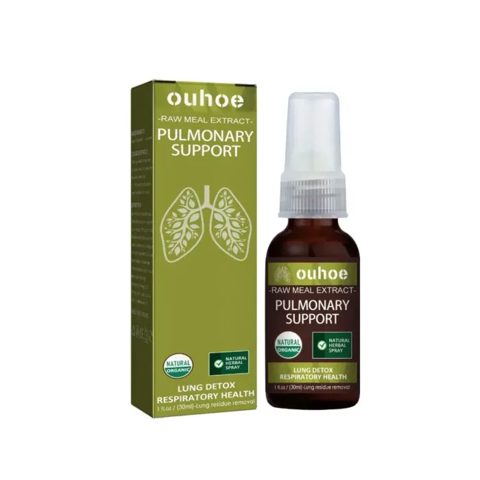 Lung Detox Herbal Cleanser Spray Fresh Breath Relieve Dry Itching Expectoration Cough Inflammation Improve Body Pain Spray 30ml - Image 3