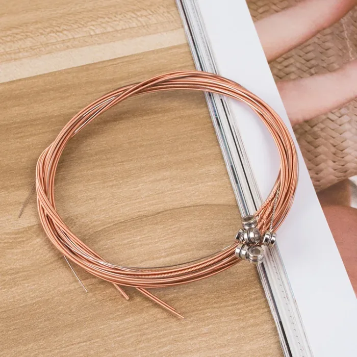 New Colorful Folk Guitar String Replacement Parts Acoustic Guitar Copper Core Strings Kit Musical Instrument Accessories 2023 - Image 8