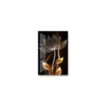 3 PCS Black and Gold Flower Wall Art Canvas Painting Living Room Decor Modern Abstract Poster Home Decor - Image 7