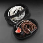 KZ Original Oval Cortical Wired Bag Earbuds Case Headphone Box Earphone Player Music Headset Carrying Bag Portability Package - Image 5
