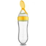 Squeezing Feeding Bottle Silicone Newborn Baby Training Rice Cereal Food Spoon Supplement Feeder Safe Useful Tableware For Kids - Image 10