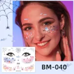 Size:15.8x12cm New Children's Halloween Tattoos Facial Gathering Waterproof Cartoon Temporary Tattoos Sticker - Image 14