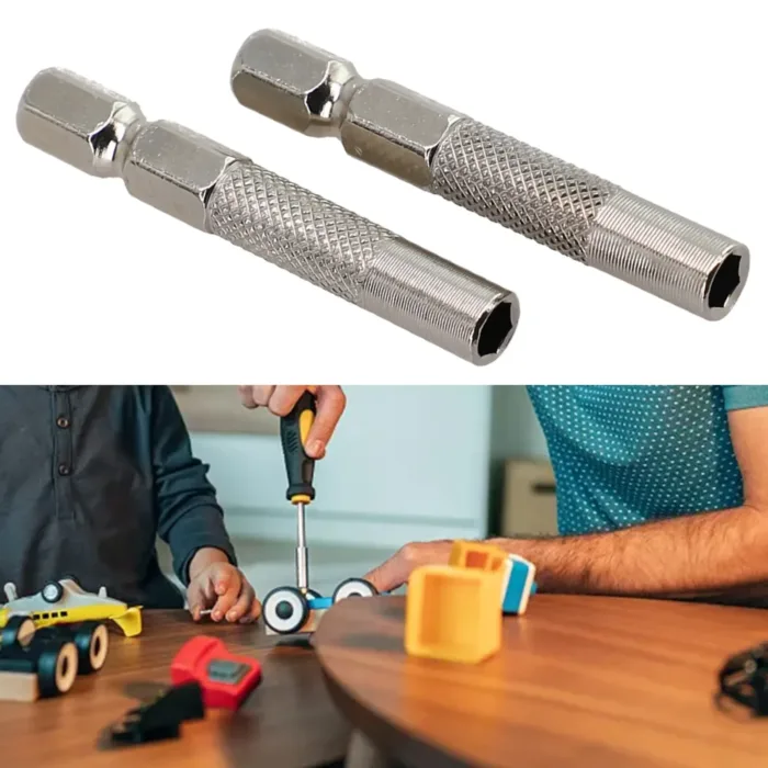 Magnetic Hex Shank 6.35mm-4mm Insert Bit Adapter For Electric Screwdriver Socket Holder Drill Bit Adapter 45mm Length Tools - Image 2