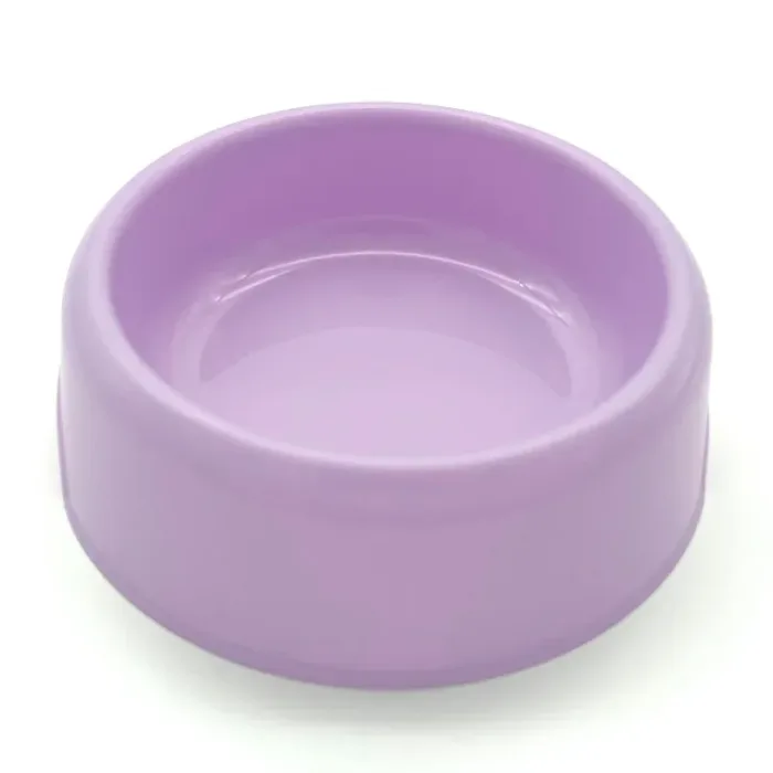 Solid Color Pet Bowl Plastic Dog Cat Round Single Bowls Thickened Eco-Friendly Dog Pet Supplies Dog Accessories - Image 9