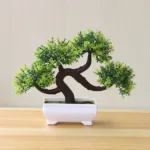 New Green Artificial Plants Bonsai Small Tree Grass Flower Potted Bonsai Halloween Christmas Party Wedding Home Office Decor - Image 13