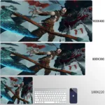 Large Mouse Pad G-God of War Pc Gamer Cabinet Keyboard Computer Game Desk Mat 900x400 Table Rug Gaming Accessories Xxl Mousepad - Image 15