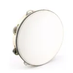 1PC Instrument Tambourine For Dance Concerts 4/6/8/10 Inch Original Wood Color Premium Wood Polyester Drumming Toy Tambourine - Image 8