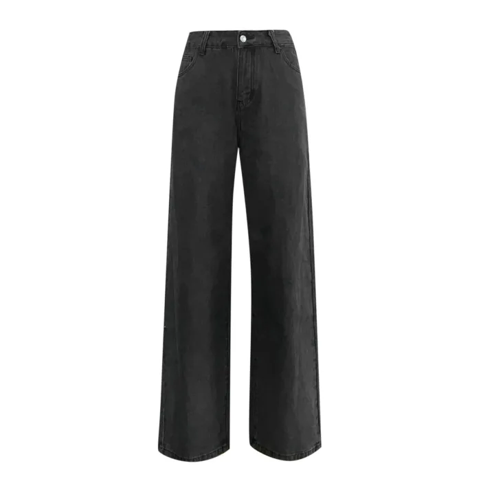 Low Waist Jeans Women Baggy Jeans 2023 New Fashion Straight Leg Pants Y2k Denim Trousers Vintage Loose Blue Washed Mom Jeans 90s - Image 5
