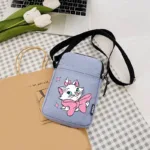 Disney The Aristocats Marie Cat Women's Bags Fashion Ladies Shoulder Bag Kawaii Multi-Function Moblie Phone Bag Women's Handbag - Image 8