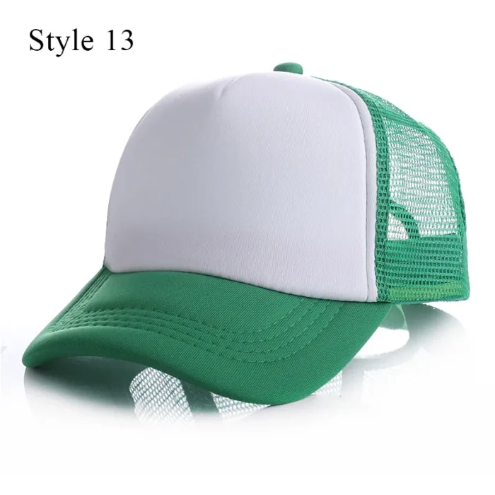 Classic Fashion Baseball Cap High Quality Travel Cap Summer Mesh Baseball Cap Breathable Men Women Hip Hop Hat Parent-child Caps - Image 17