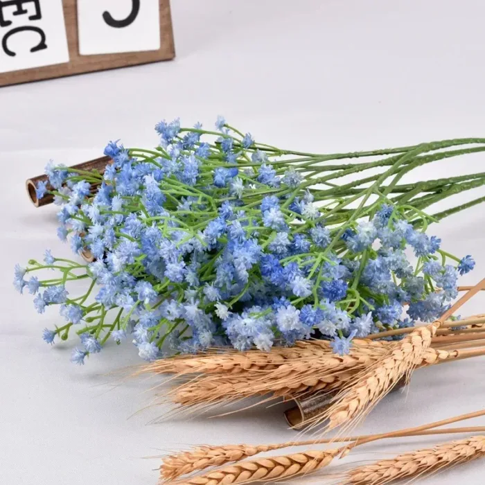 108Heads 63cm Babies Breath Artificial Flowers Plastic Gypsophila DIY Floral Bouquets For Handmade Wedding Party Home Decoration - Image 6