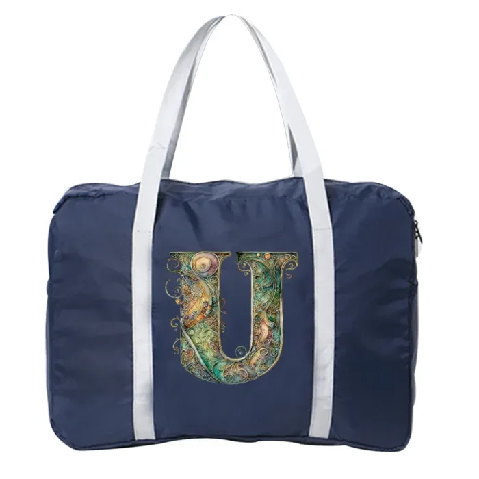 Boston Bag Travel Bag for Women Hand Luggage Tote Graphic Series Print Large Capacity Handbag Duffel Set Overnight for Lady Men - Image 14