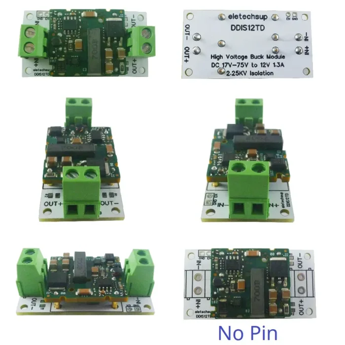 Electric Bicycle Isolated Regulated Power Module DC 36V 48V 60V to 12V 1.3A Step-Down DC-DC Converter Isolation Protection Board - Image 6