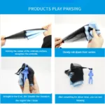 Decompression Toy Kid Mini Parachute Indoor Outdoor Sport Toy Kindergarten Hand Throwing Small Toy Parent-child Interactive Game - Image 6