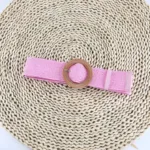 Vintage Bohemian Square Buckle Elastic Braided Belts Women Summer Wild Linen Weave Fake Straw Waist Belt Dress Shirt Decoration - Image 10