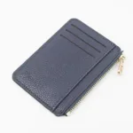 Mini Zipper Card Bag Slim ID Bank Purse Wallet Credit Organizer Portable Small Slim Ultra-thin Short Purse for Men Black - Image 10
